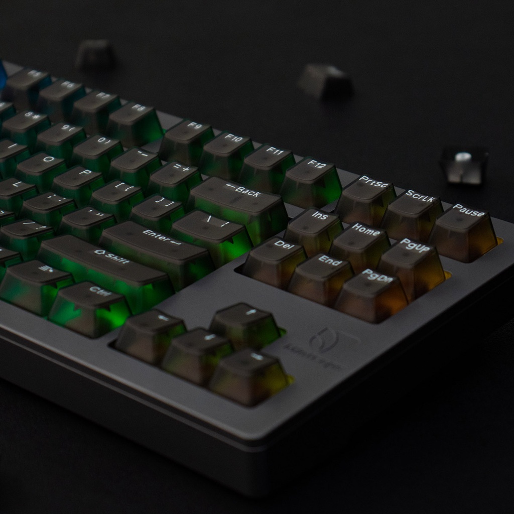 Bộ 132 Nút Bấm Thay Thế Cho Bàn Phím Cơ Chất Liệu ABS Trong Suốt