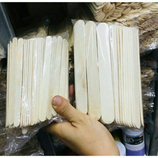 Que kem gỗ que làm nhà gỗ, mô hình, đè lưỡi (gói 200g gồm 50 cái)