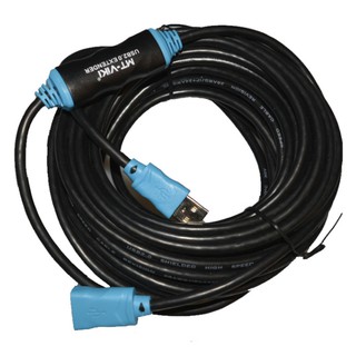 CÁP NỐI DÀI USB 20M CÓ IC KHUẾCH ĐẠI TÍN HIỆU VIKI - DÂY NỐI DÀI USB 20M MT- VIKI HÀNG CHÍNH HÃNG