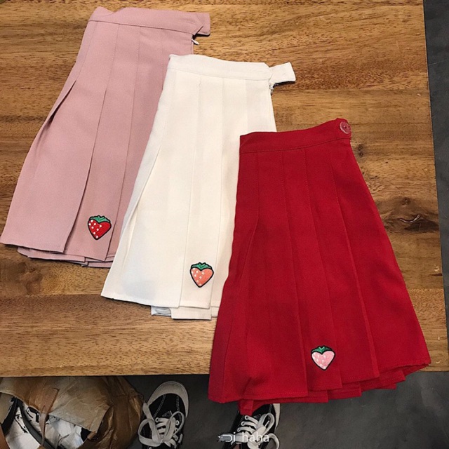 [order] chân váy tennis ulzzang+video thật