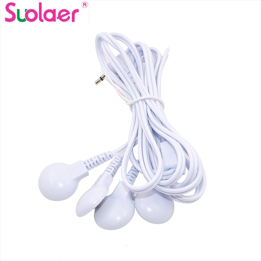 Dây cáp điện cực SUOLAER 4 chiều dành cho Tens EMS 2.5mm