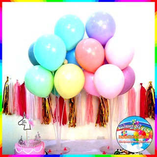 [Giá siêu sỉ inbox] Bóng bay tròn Pastel loại dày đẹp - bịch 50 quả  size 10"