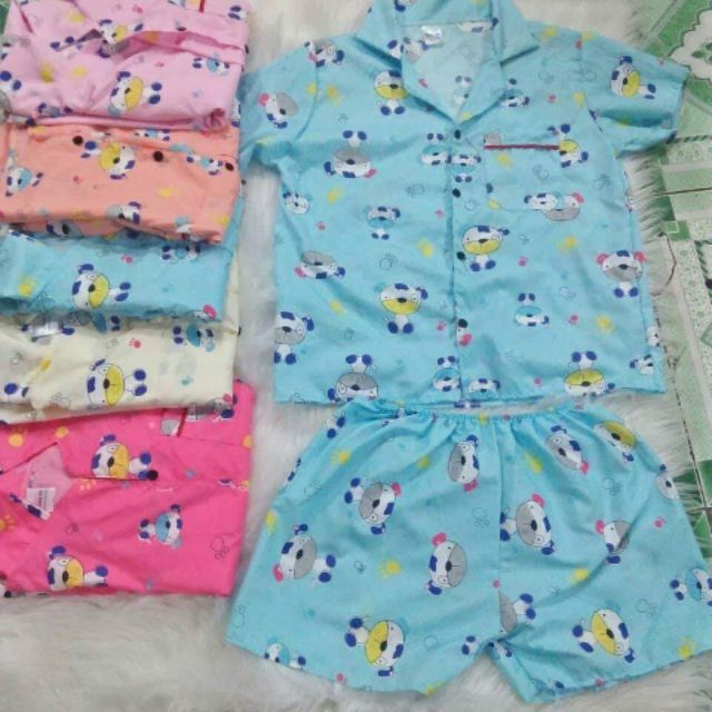 Bộ đùi bizama mặc ngủ siêu kute luôn nhe giá sock luôn chỉ 50k/1bo from 40-70kg