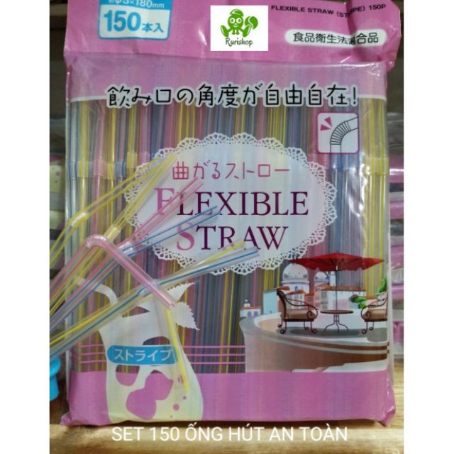 Set 150 ống hút an toàn Nhật Bản
