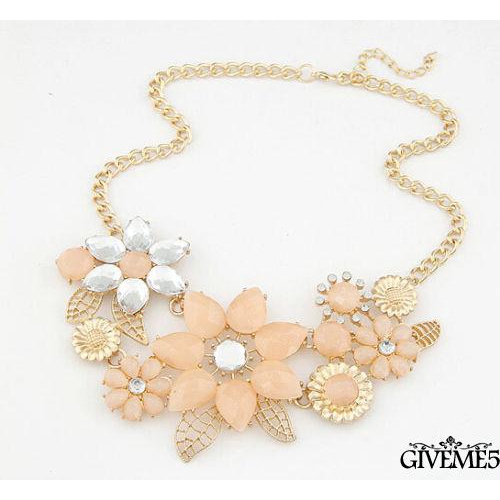 Dây chuyền trang trí mặt hình hoa quyến rũ dành cho nữ