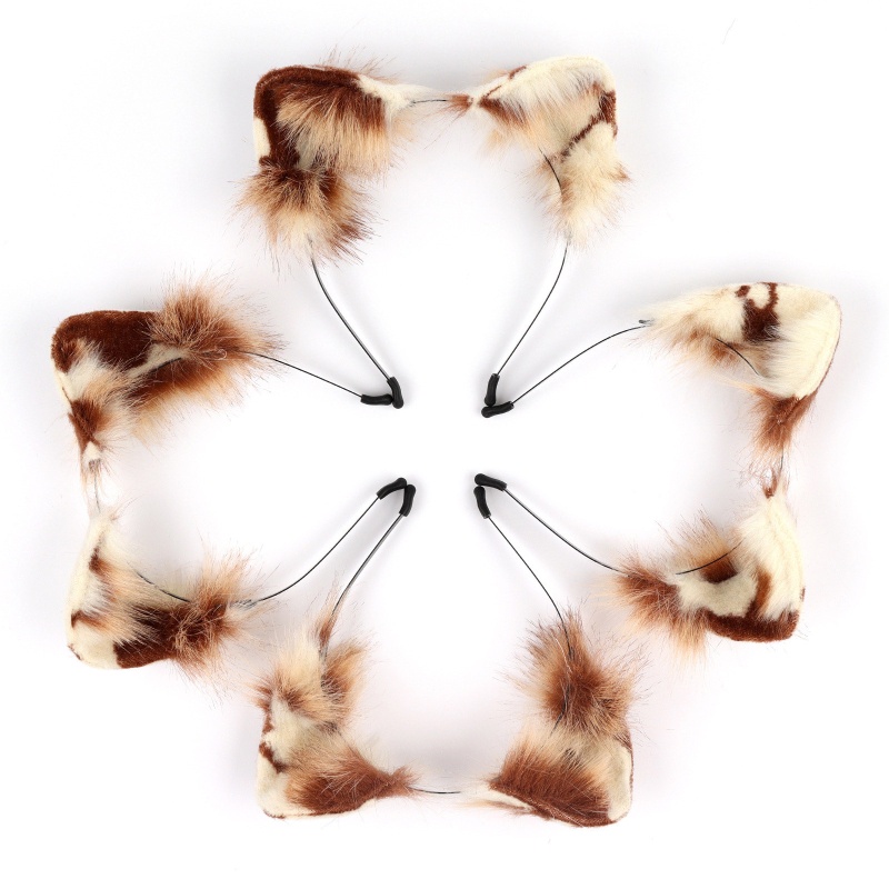 Bộ Đuôi Cáo Giả Và Kẹp Tai Độc Đáo Cho Tiệc Hóa Trang