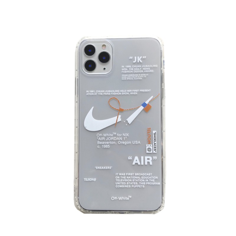 AIR off-white label high quality Phone Case iPhone 11 X 6 6s 7 8 Plus Xs Max Xr fashion Soft Cover