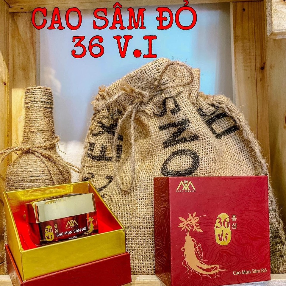 Cao Mụn Sâm Đỏ Hũ Lớn
