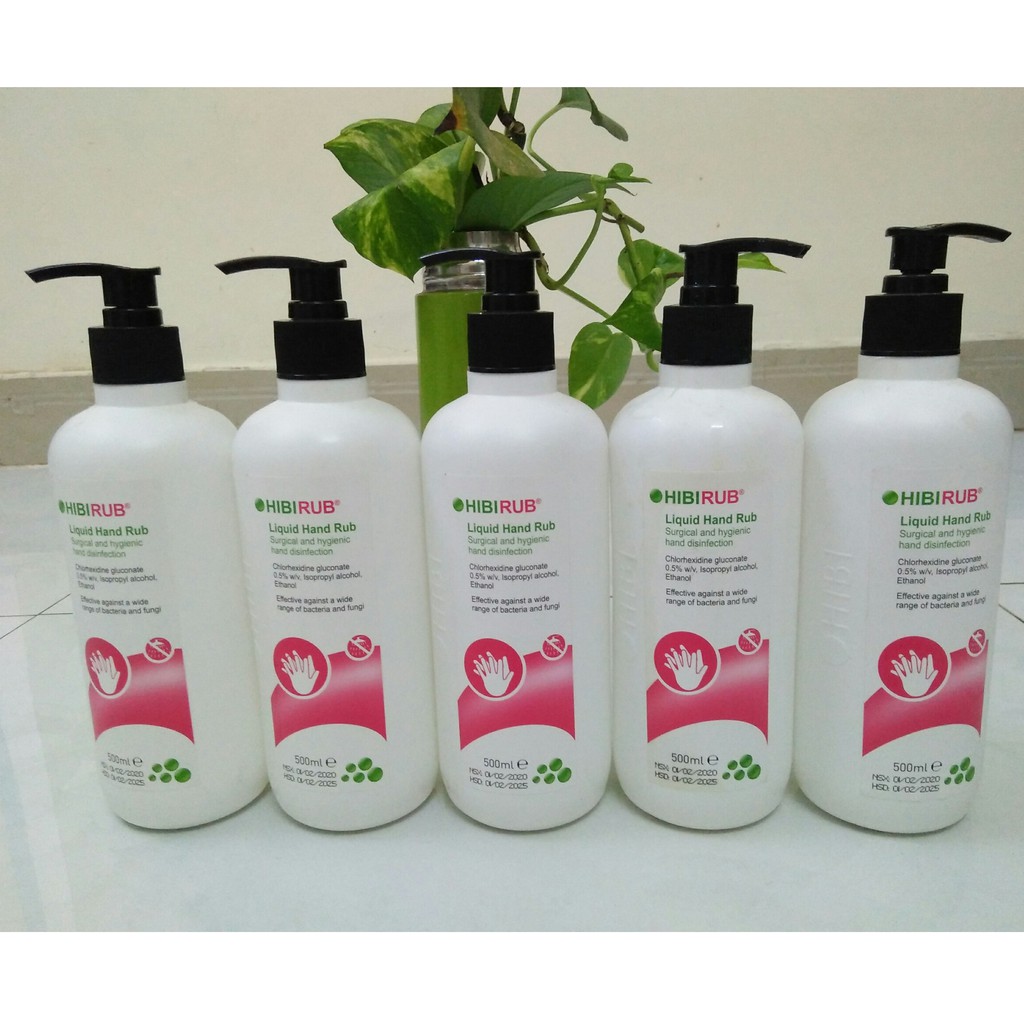 Nước rửa tay khô sát khuẩn Hibirub 500ml | BigBuy360 - bigbuy360.vn