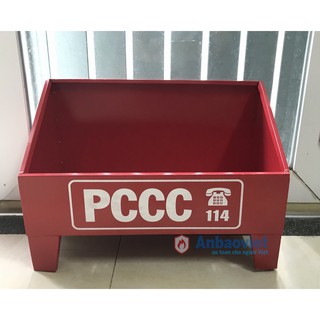 Kệ đựng 02 bình chữa cháy, khay đặt 02 bình chữa cháy bằng sắt