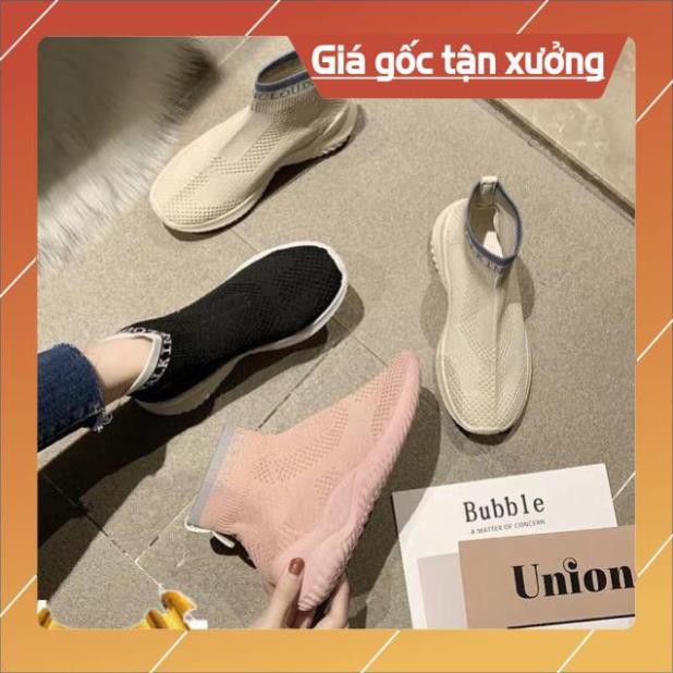 [HỖ TRỢ ĐỔI TRẢ] Free ship (S105) Giầy thể thao nữ cổ cao viền chữ Walkinclouds