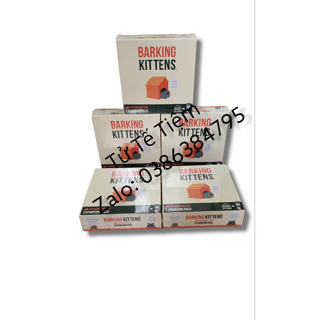Mèo Nổ Mở Rộng Barking Kittens Boardgame