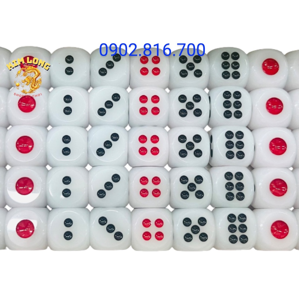 1 viên xúc xắc xí ngầu NGHỆ HOA hột xương loai 1 xịn tốt 11 ly 12 ly 13 ly 14 ly chơi cờ cá ngựa tài xỉu
