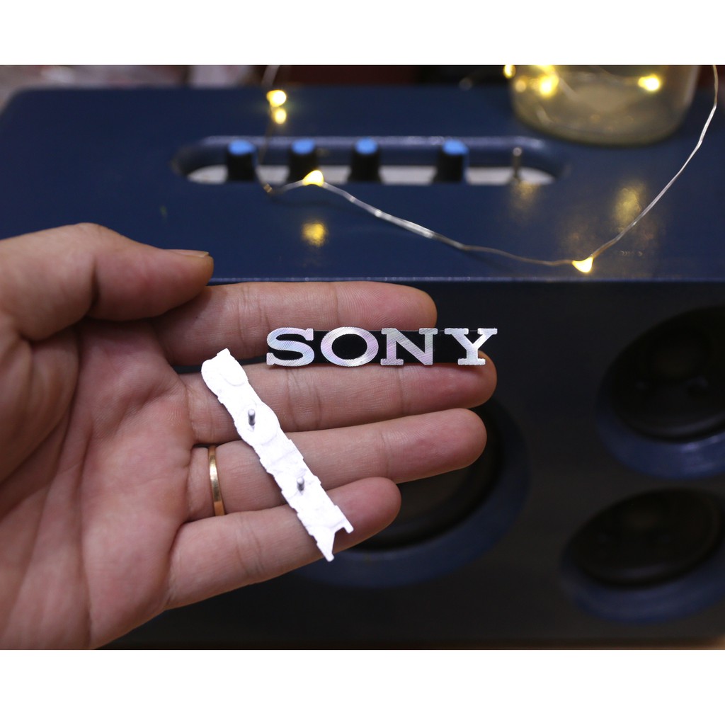 Logo dán loa SONY