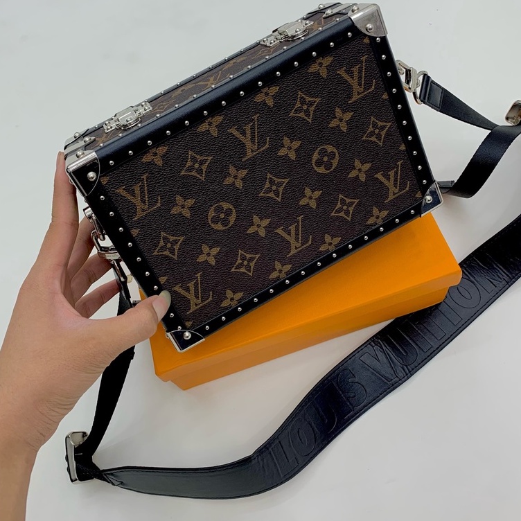 Túi đeo hộp cốp Louis Vuitton vân hoa LA 2022 fullbox