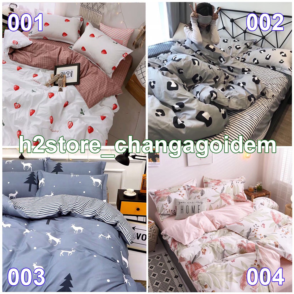 Bộ chăn ga gối cotton poly hàn quốc mới nhất | BigBuy360 - bigbuy360.vn