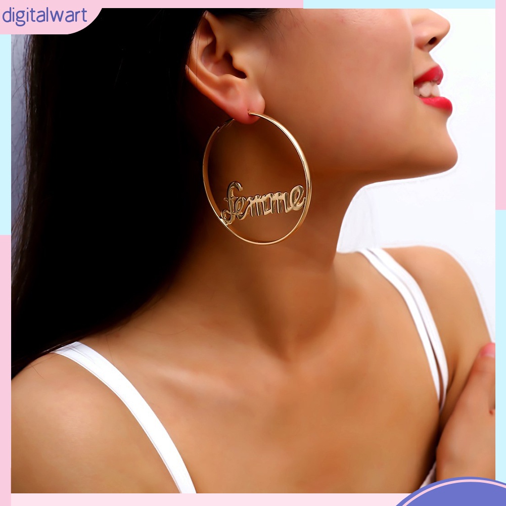 Khuyên tai dạng vòng thời trang dành cho phái nữ