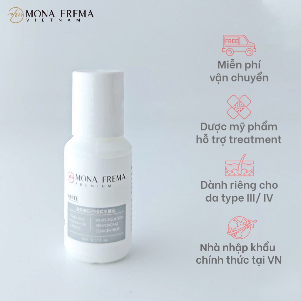 Serum dưỡng trắng da Mona Frema White- Equation Reinforcing Concentrate 5ml