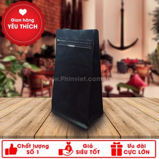 [COMBO 50 TÚI] Túi đựng cà phê hạt - khóa zip, van 01 chiều nhiều màu