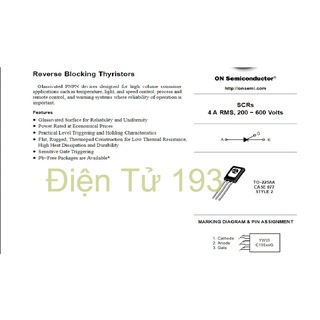 Thyristor C106M/C106MG