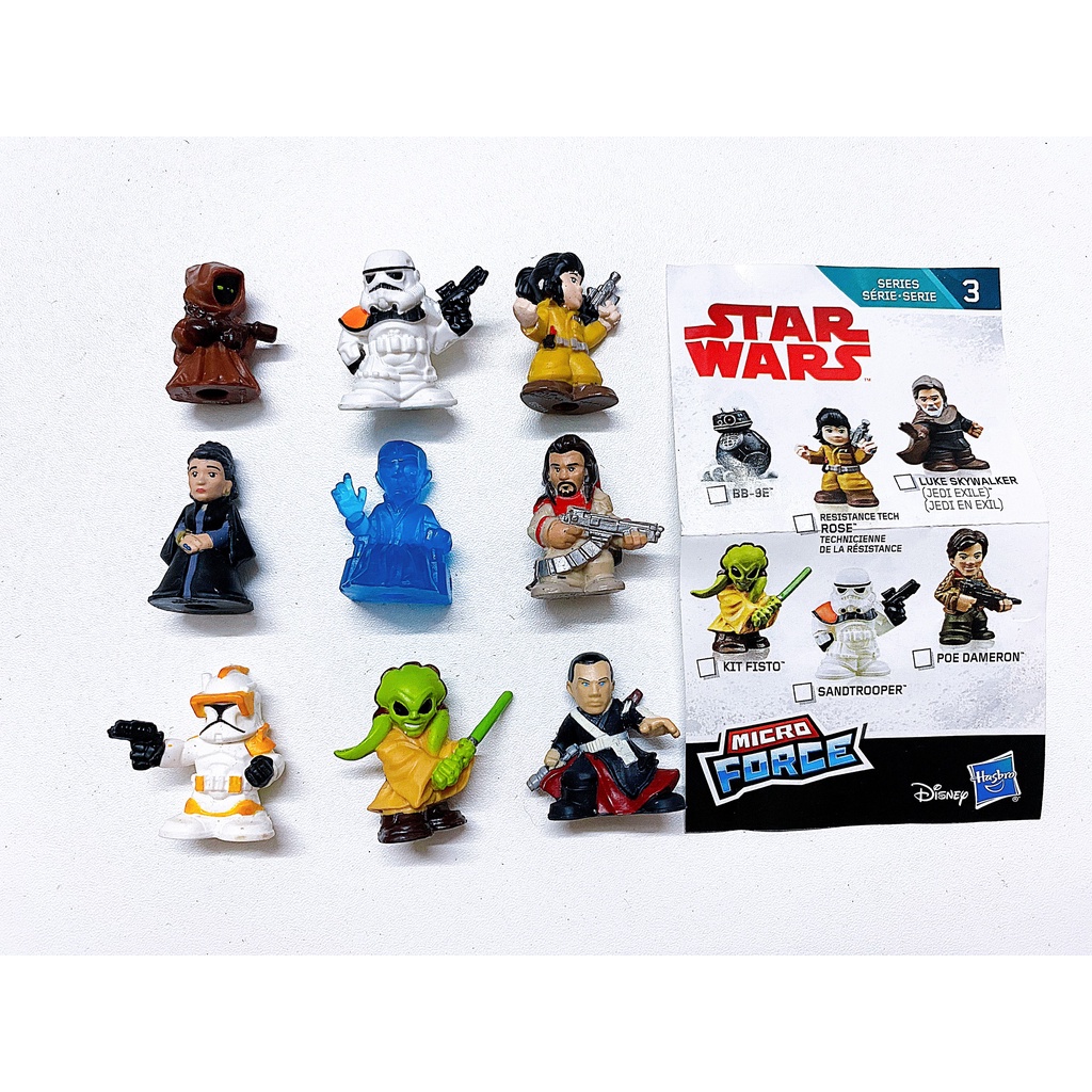 Mô hình nhân vật Star War Micro Force - Chính hãng Hasbro