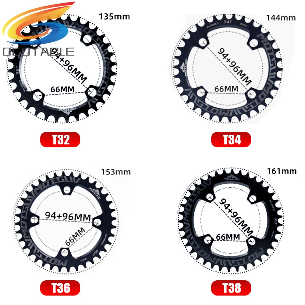 Đĩa xích xe đạp 94+96BCD MTB