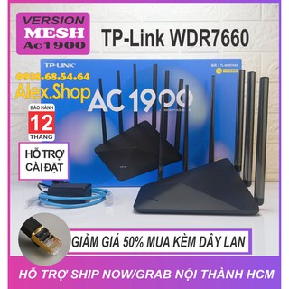 🔥10.10🔥[Phiên Bản Mesh] TPLink WDR7660 Mesh Thiết Bị Phát Wifi 1900Mbps