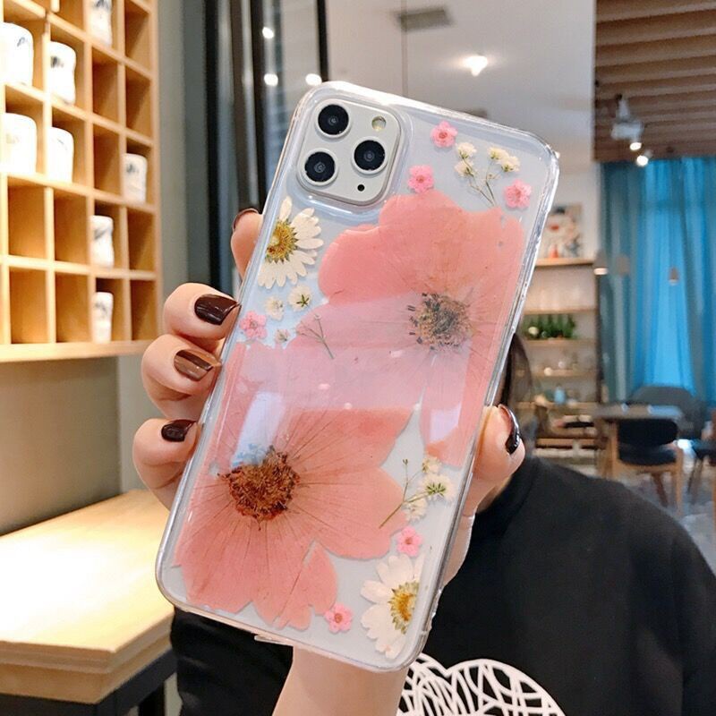 Ốp điện thoại silicon họa tiết hoa cúc 83cc cho iPhone 6 6S 7 8 Plus X Xr XsMax 11 Pr