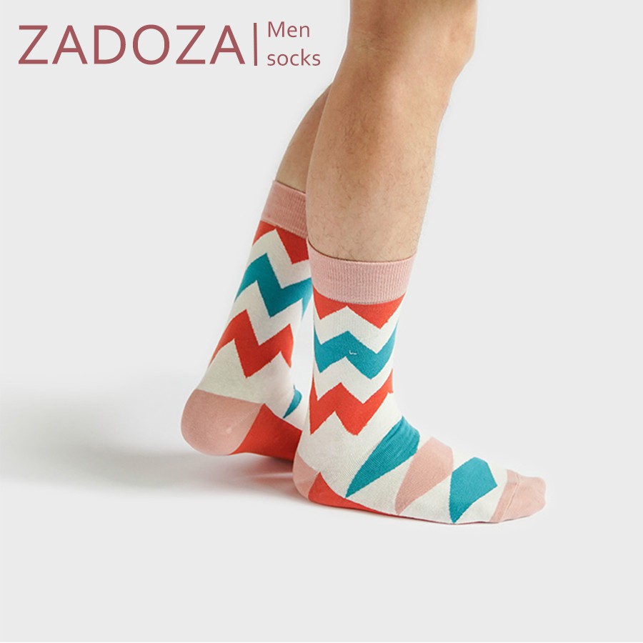 Tất dài unisex vớ cao cổ phong cách Graphic P2M3