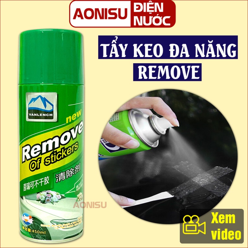 Chai Xịt Tẩy Nhờn ,Tẩy Keo Xe Hơi 450ml Remove Of Stickers