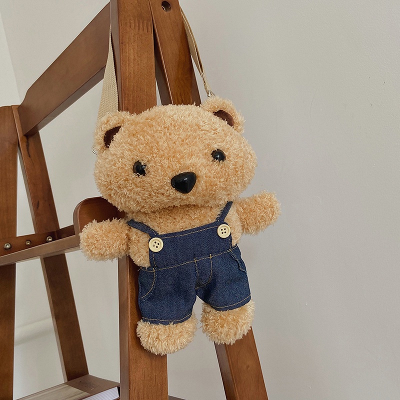 Túi đeo chéo gấu TEDDY, túi gấu bông siêu dễ thương
