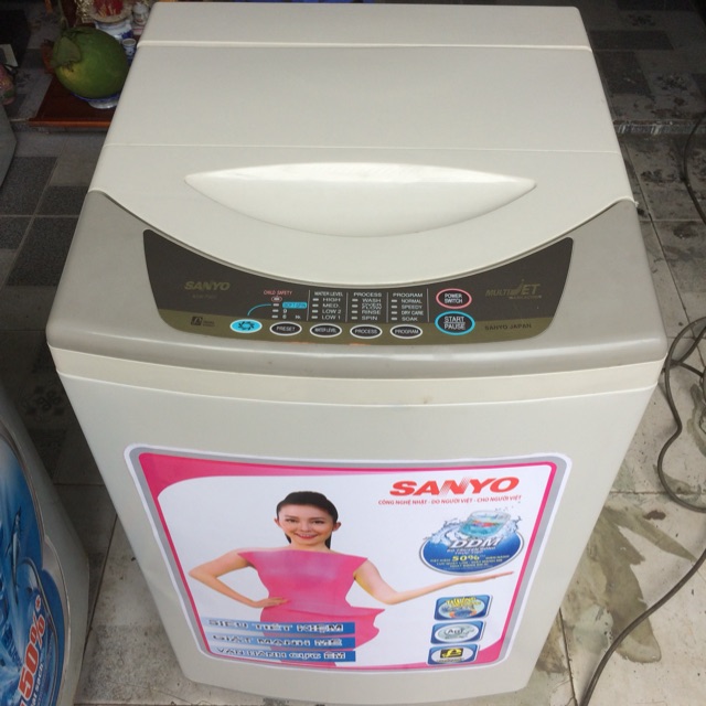 Máy giặt Sanyo 6.5kg lòng inox không rỉ
