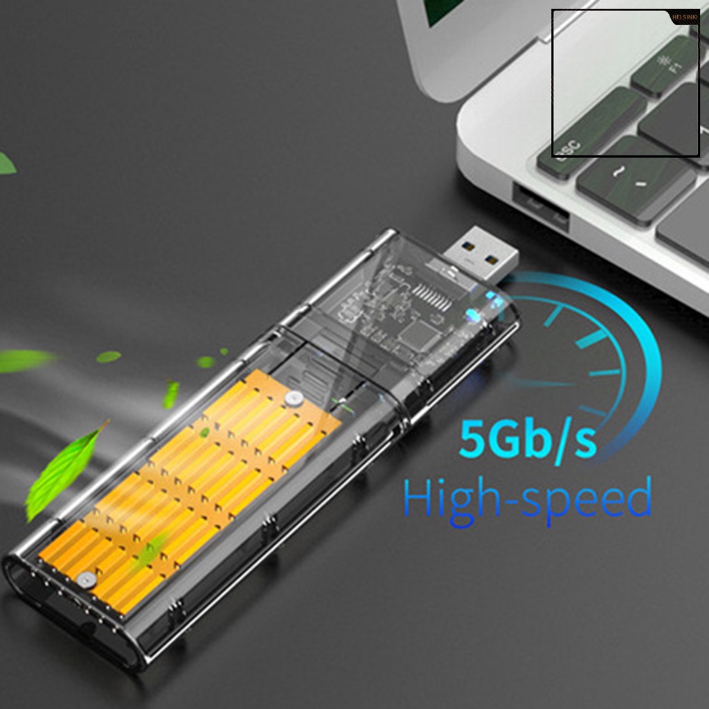 Hộp đựng ổ cứng gắn ngoài NGFF cổng USB 3.0 2TB cho B-KEY (Sata) Protocol M.2 SDD