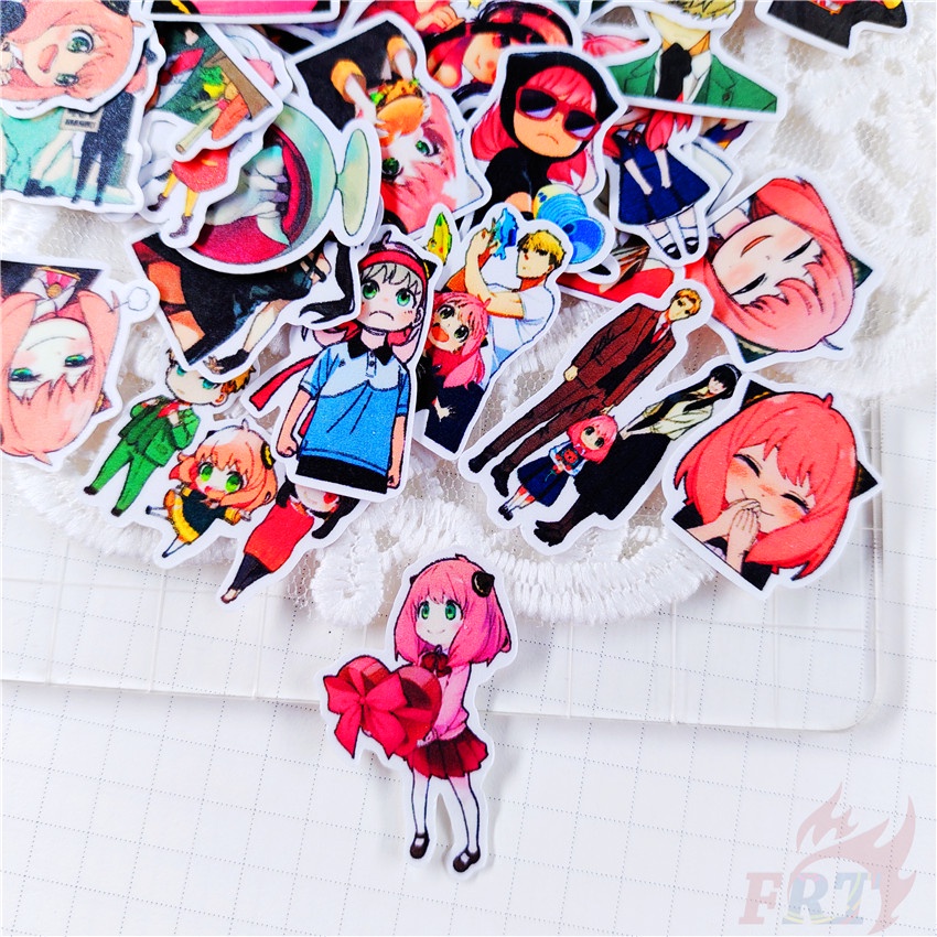 ★★★ Sticker Dán Trang Trí Nhật Ký Mini SPY×FAMILY Q-1 Anya ★★★ Bộ 60 Sticker Dán Trang Trí Album Thời Trang