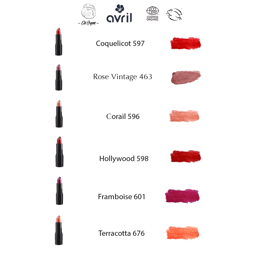 Son hữu cơ Avril