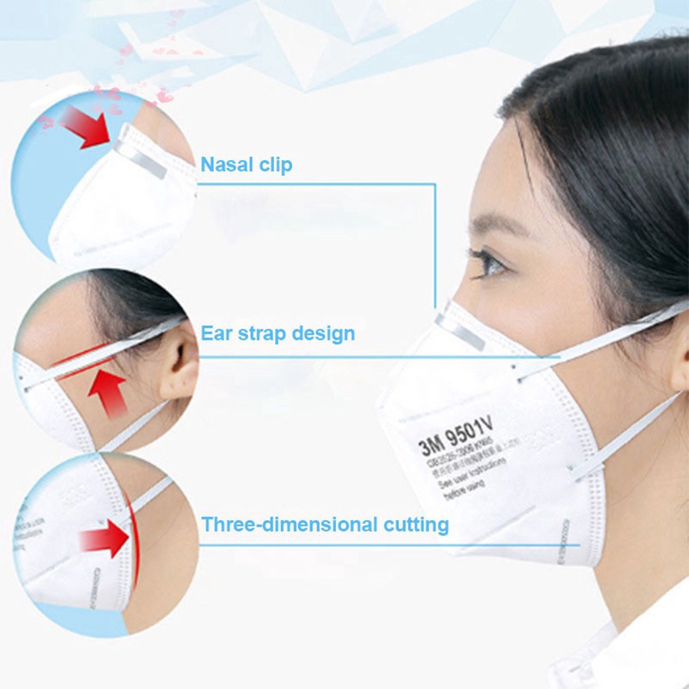 Khẩu trang chống bụi 3M 9502V Pm2.5 N95 có ống thở | BigBuy360 - bigbuy360.vn