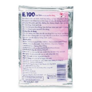 Combo 2 dây x 12 gói Sữa tắm E100 trắng mịn