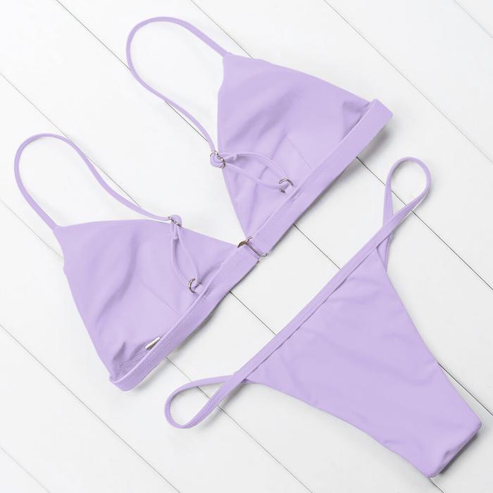 Bikini tam giác 2 mảnh đơn giản_ triangle basic tanning bikini