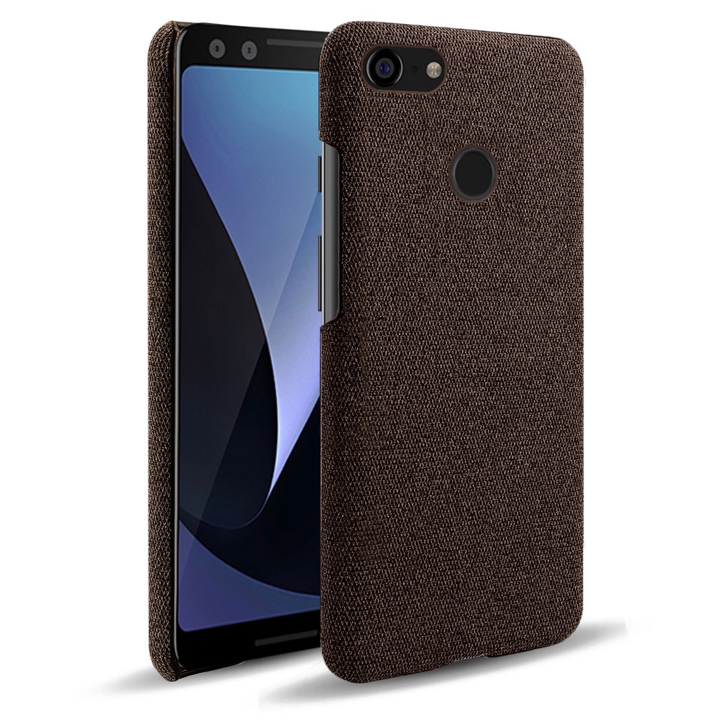 Ốp lưng Google Pixel 6pro,6,5,4,4XL,3XL,3,3a XL Bọc Vải Fabric Cao Cấp chống bám vân tay, Nhiều màu