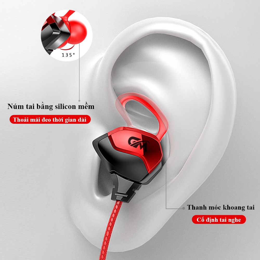 Tai Nghe Gaming G3000 Có Mic Cho Điện Thoại Chuyên Chơi Game PUBG Mobile Mic Rời 360