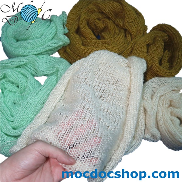 Khăn len quấn chụp hình sơ sinh (có thể chọn size, màu)