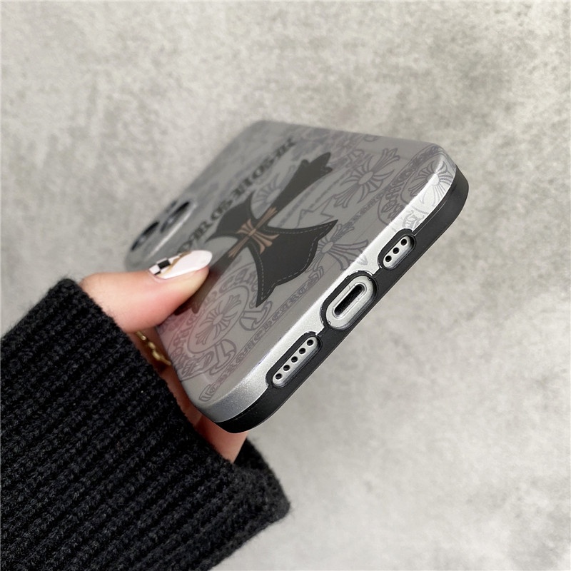 Ốp Điện Thoại Mềm Nhám Họa Tiết Hoạt Hình Phong Cách Đường Phố Cho IPhone14 13 12 11 PRO MAX X/XS XR XSMAX