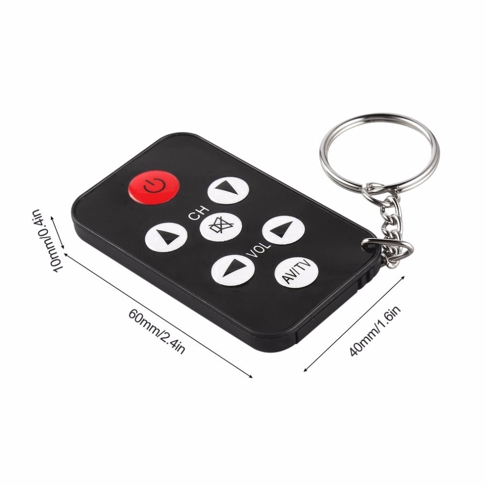 Universal 433mhz Mini TV Remote Control Keychain Battery For Philips Sony