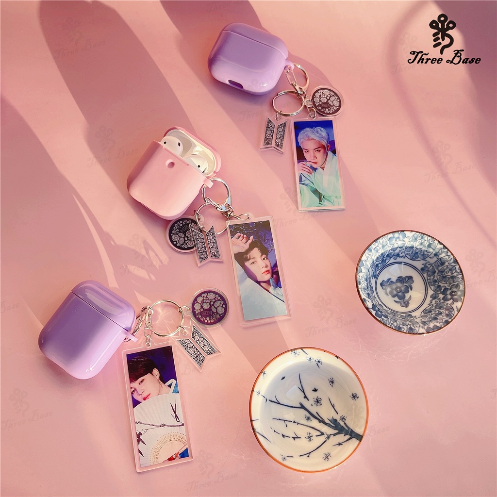 SAMSUNG Vỏ Bảo Vệ Hộp Sạc Tai nghe không dây airpods 3 gen 2 pro / 2 / pro / Móc Khóa Hình Tượng Phật Hàn Quốc