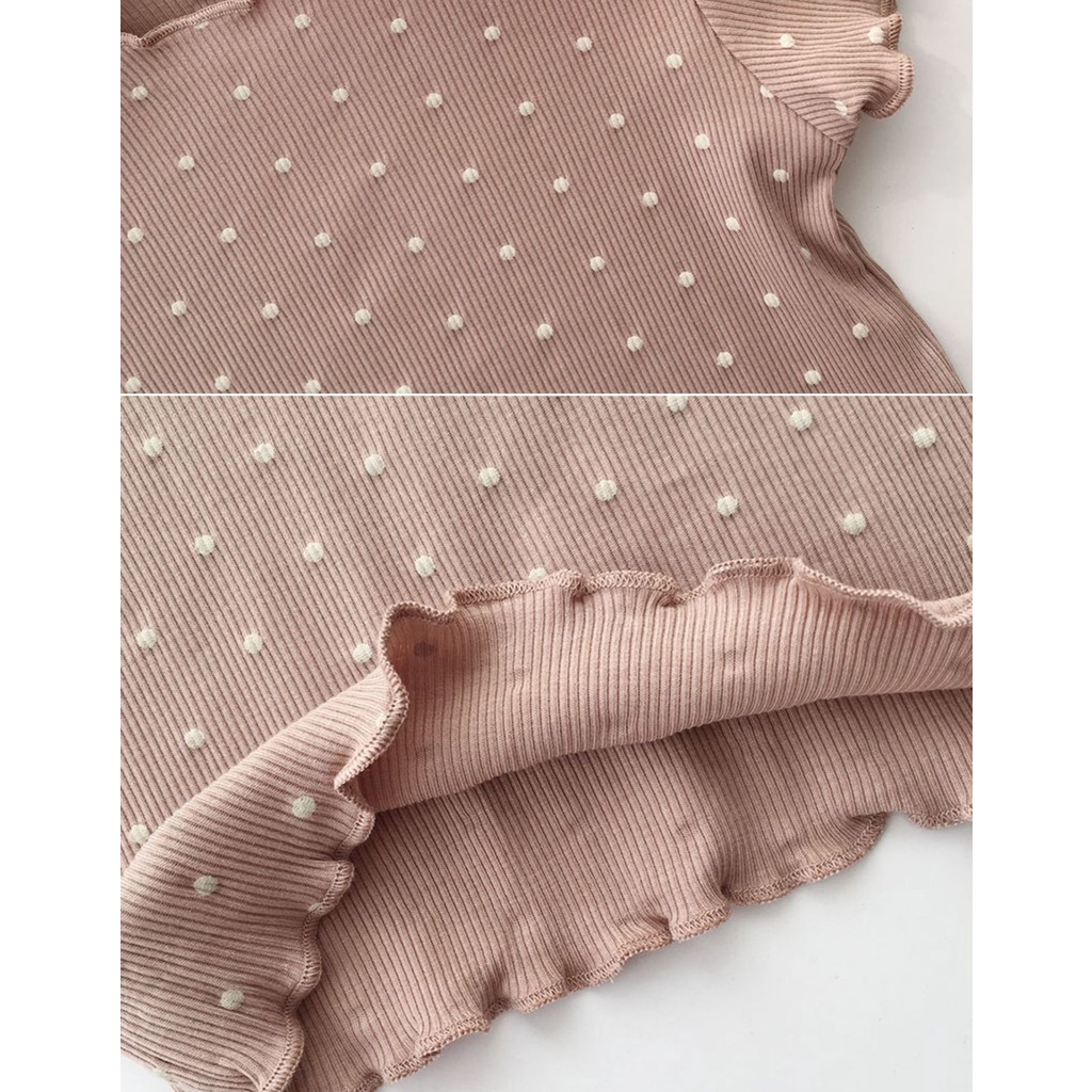 Bộ đồ ngủ hai món vải mỏng thời trang mùa hè dành cho bé