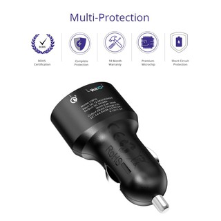 Sạc ô tô Tronsmart QC 3.0 C3PTA - 3 cổng, 42W
