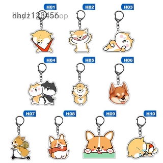 CUSTOM Móc Khóa Acrylic Hình Chú Chó Đáng Yêu