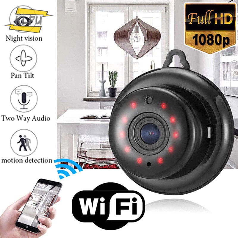 COD# Mini Wireless WIFI IP Camera HD 1080P Night Vision Smart Home Security Camera