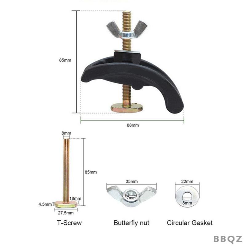 Dụng cụ kẹp giữ tấm trên mặt bàn dạng ấn hỗ trợ khắc phay CNC gia công gỗ