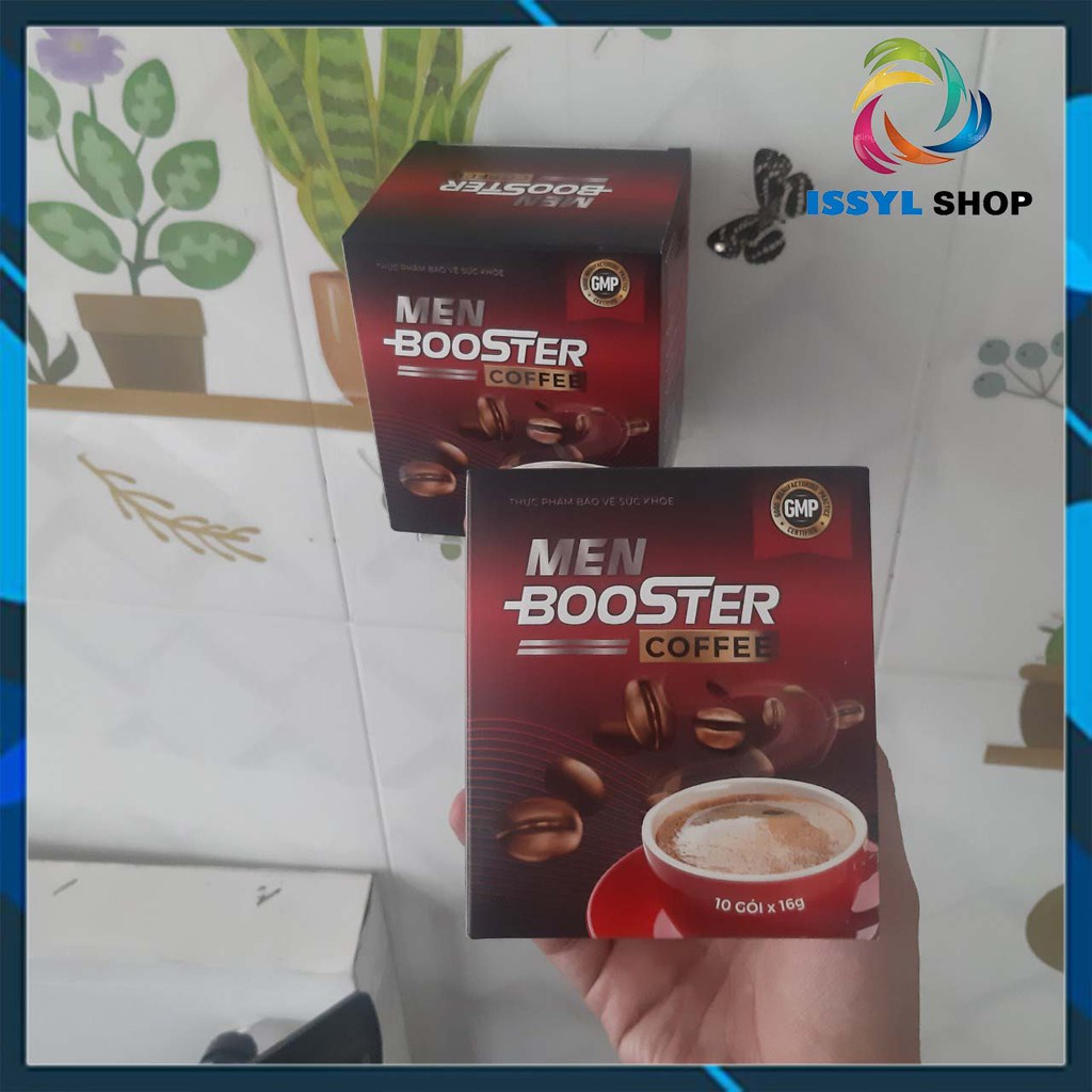 CÀ PHÊ MEN BOOSTER - Thức Uống Khơi Gợi Đam Mê - Nâng Bản Lĩnh Phái Mạnh - Chính Hãng Hộp 10 Gói [CÓ CHE TÊN]